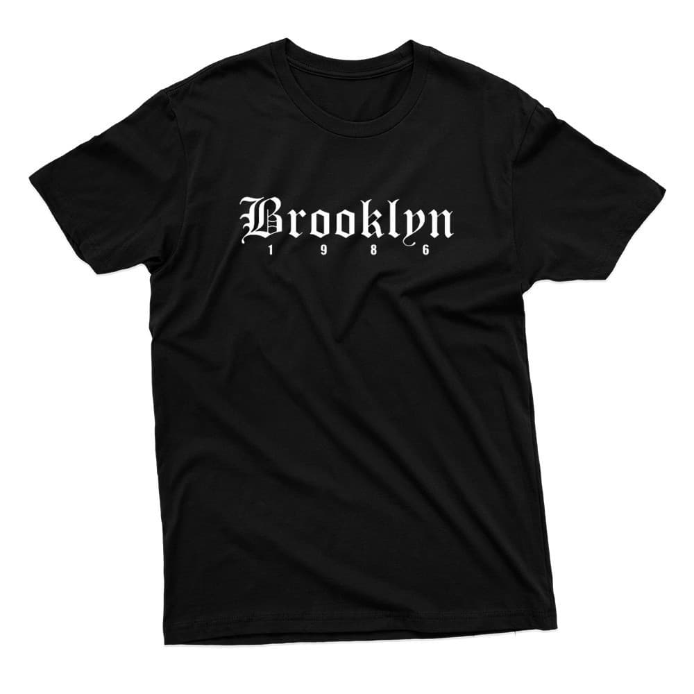 Camiseta Brooklyn 1986 Estilo Compton Série Todo Mundo Odeia o Chris 100% Algodão Várias Cores