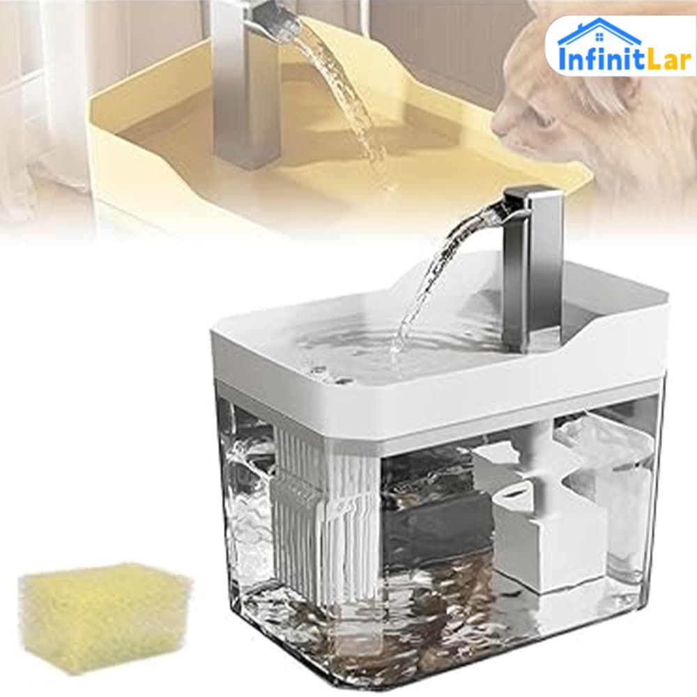 Fonte Silenciosa para Cães e Gatos com Alimentação por Conexão USB