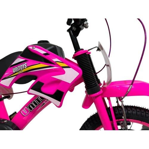 Bicicleta Infantil Aro 16 Motocross Rosa Estilo Esportivo Seguro Aprendizado Criança