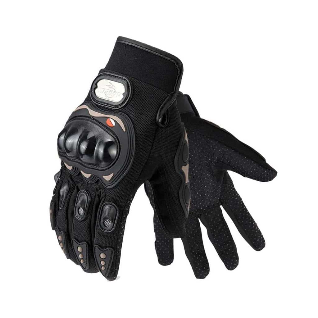 Luva de Moto com Proteção para Dorso e Dedos, Antiderrapante para Pilotagem