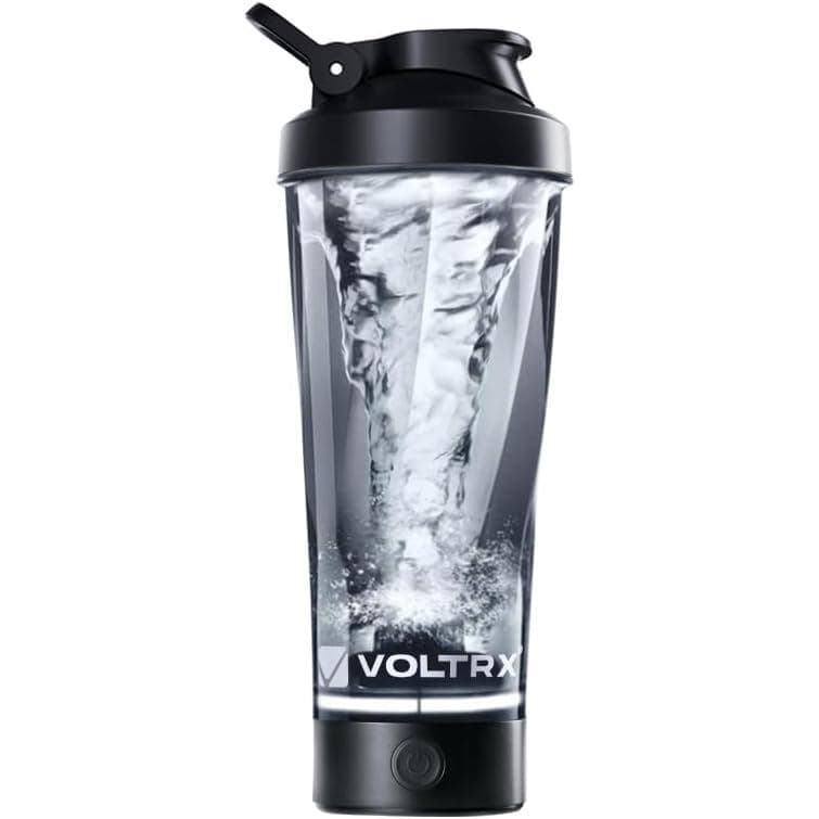 Garrafa Misturadora de Proteínas Elétrica Premium VOLTRX, Feita com Tritan - Livre de BPA - Copo Misturador Portátil Vor