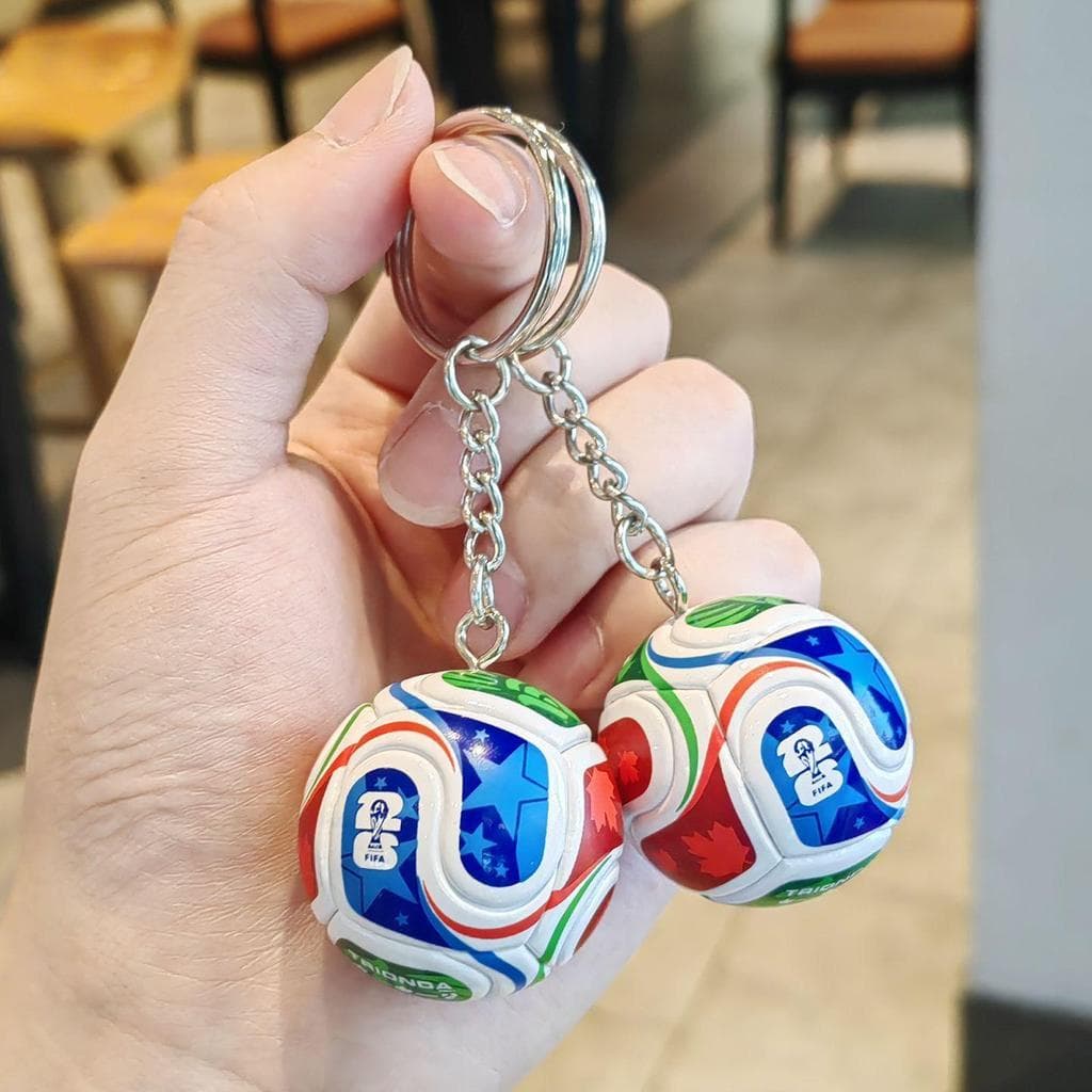 Chaveiro com pingente de futebol Meijia Ornamentos 2026 Bolsas Mundo Homens Mulheres Lembranças Joias Fãs Presentes