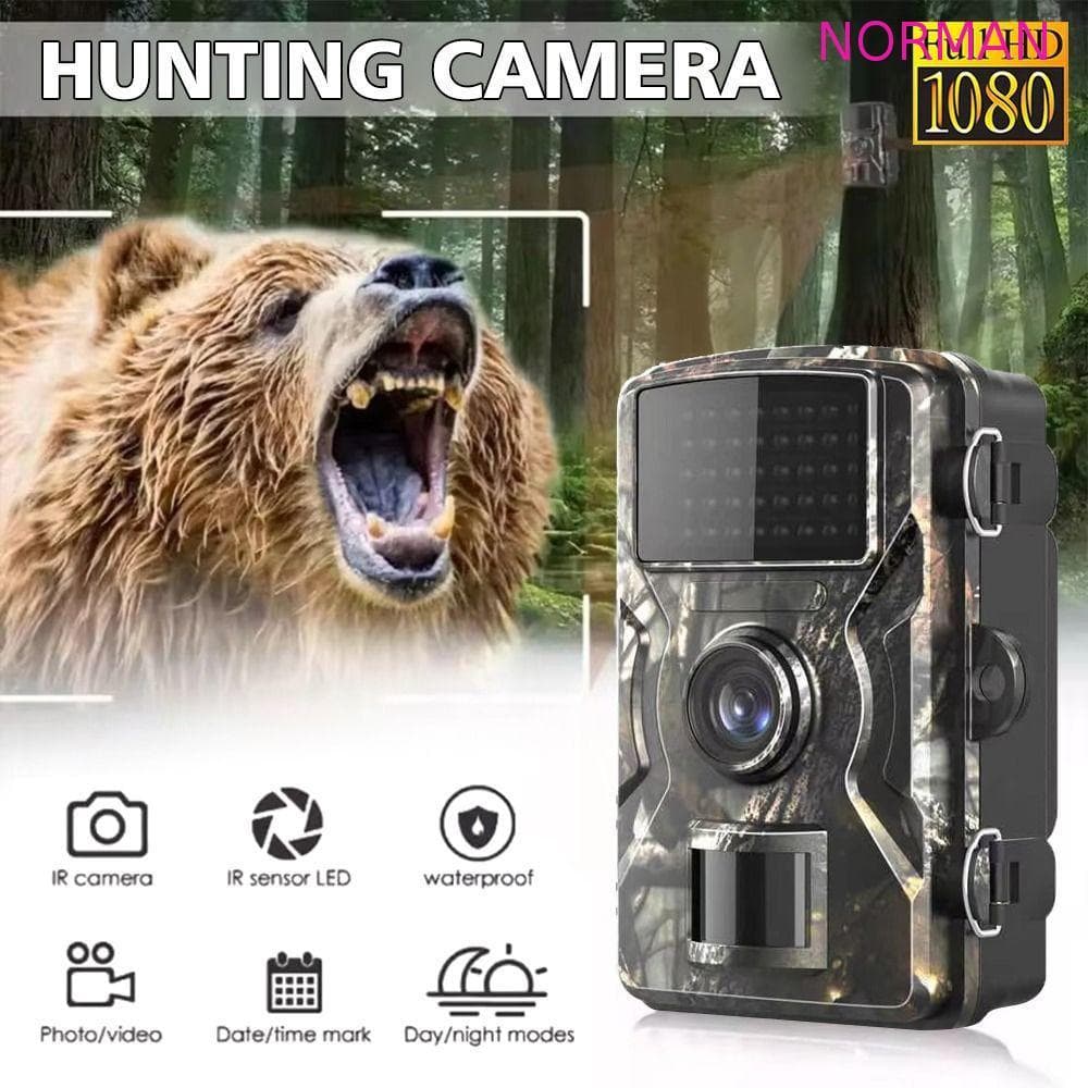 Câmera De Trilha Externa NORMAN , Visão Noturna Infravermelha Com Tecnologia De Vídeo HD 1080P , Alças