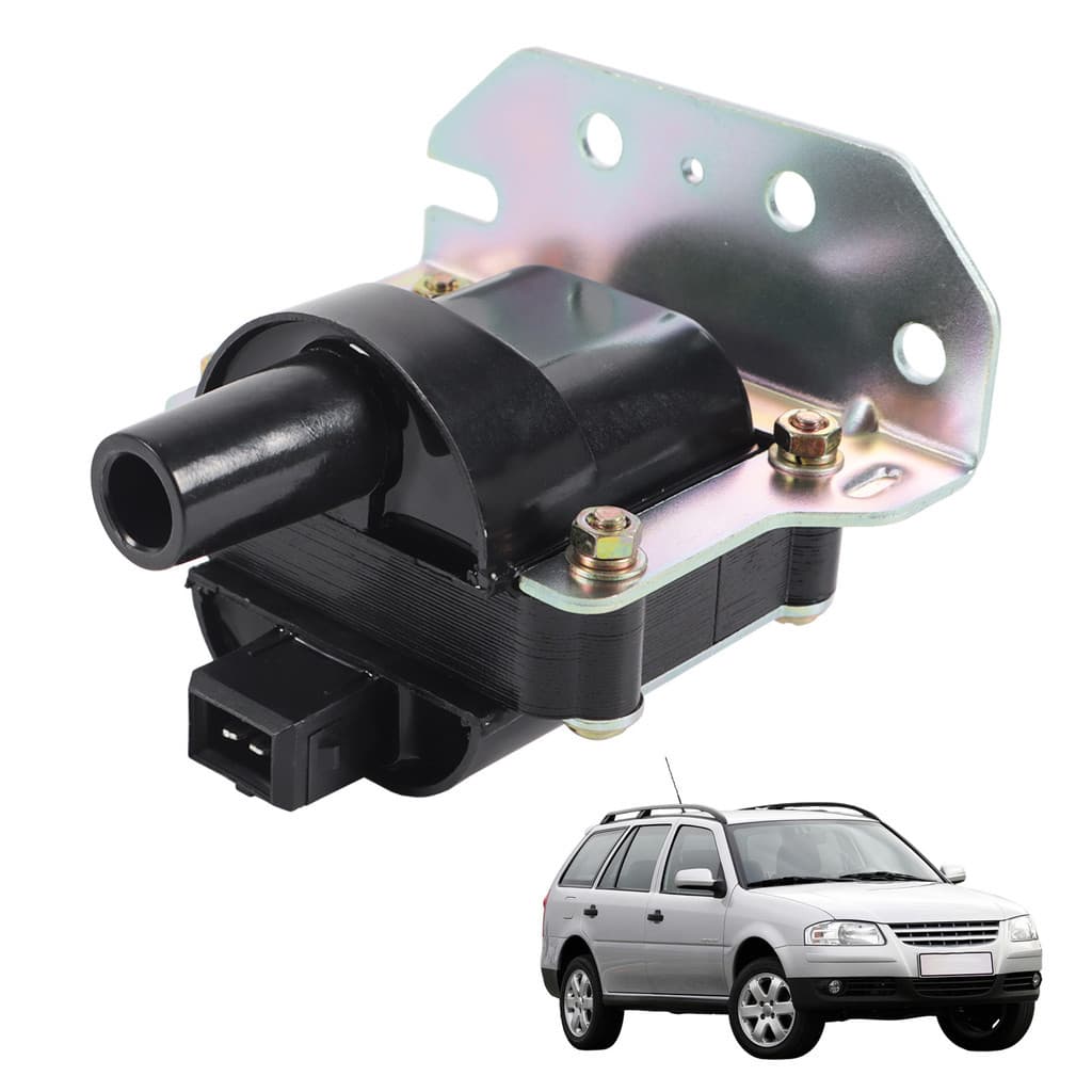 Bobina Ignição 2 Pinos Gol Parati Quantum Santana Ap 1.6 1.8 2.0