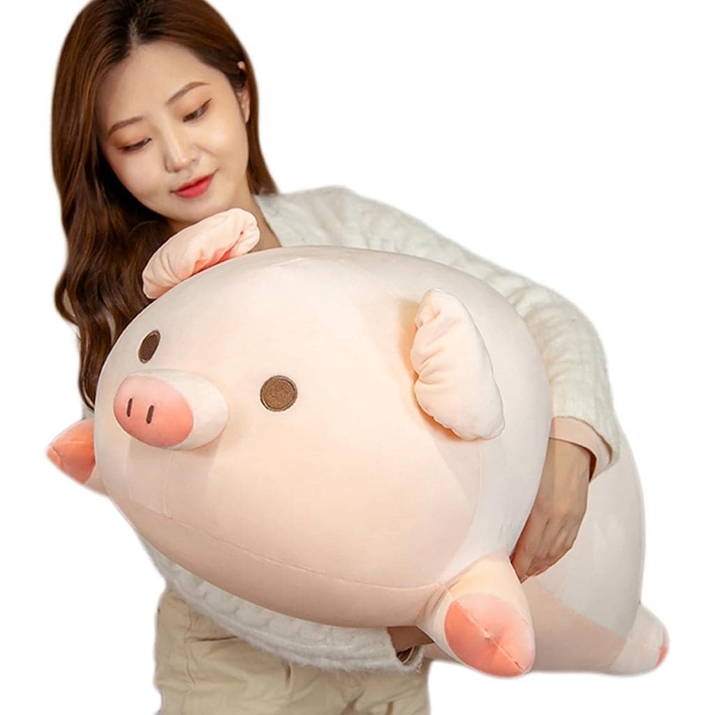 Travesseiro De Abraço De Animal De Pelúcia lannery Pig , Presentes De Brinquedo De Porco Macio E Gordo Para Crianças , D