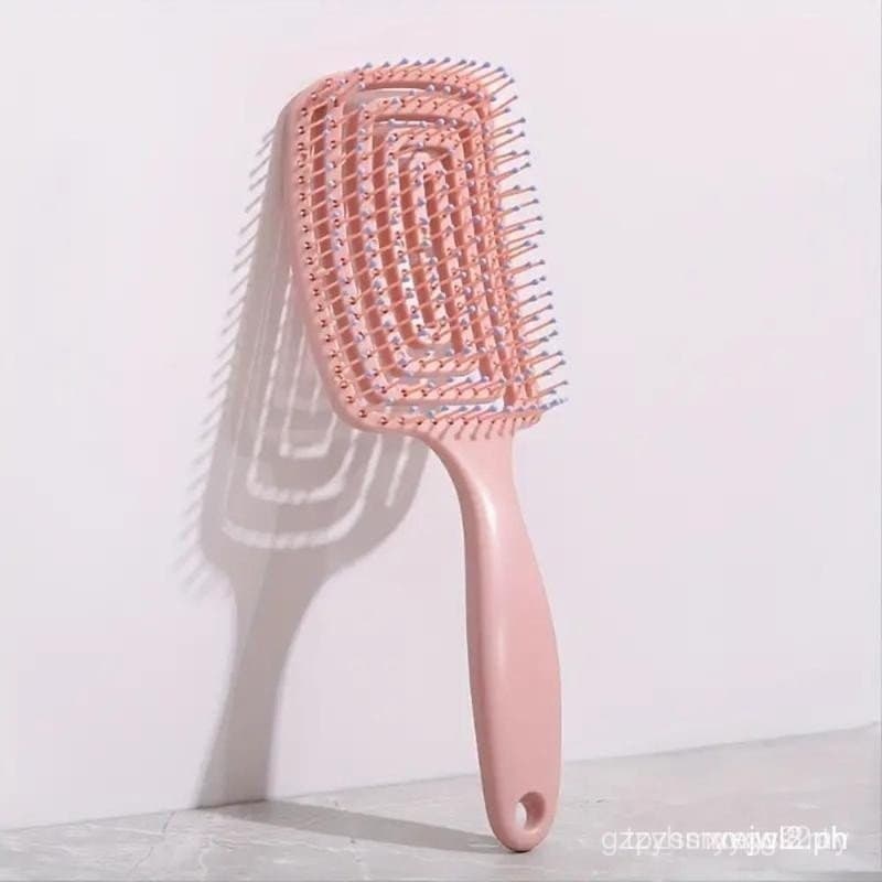 Hollow Hair Detangling Brush, 1 Piece Wet & Dry Hair Detailing Comb, Scalp Massage Comb, Curly Hair Detangling & Styling