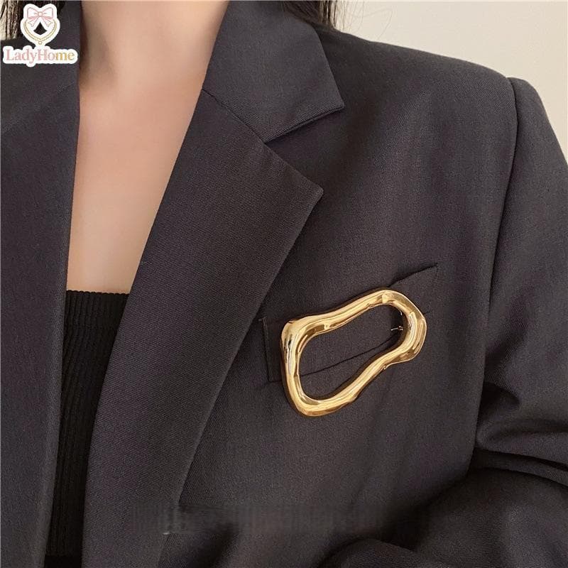 LADYH Broches Geométricos Irregulares , Requintados , Coração , Cintura , Alfinetes Para Mulheres , Homens , Vintage , C