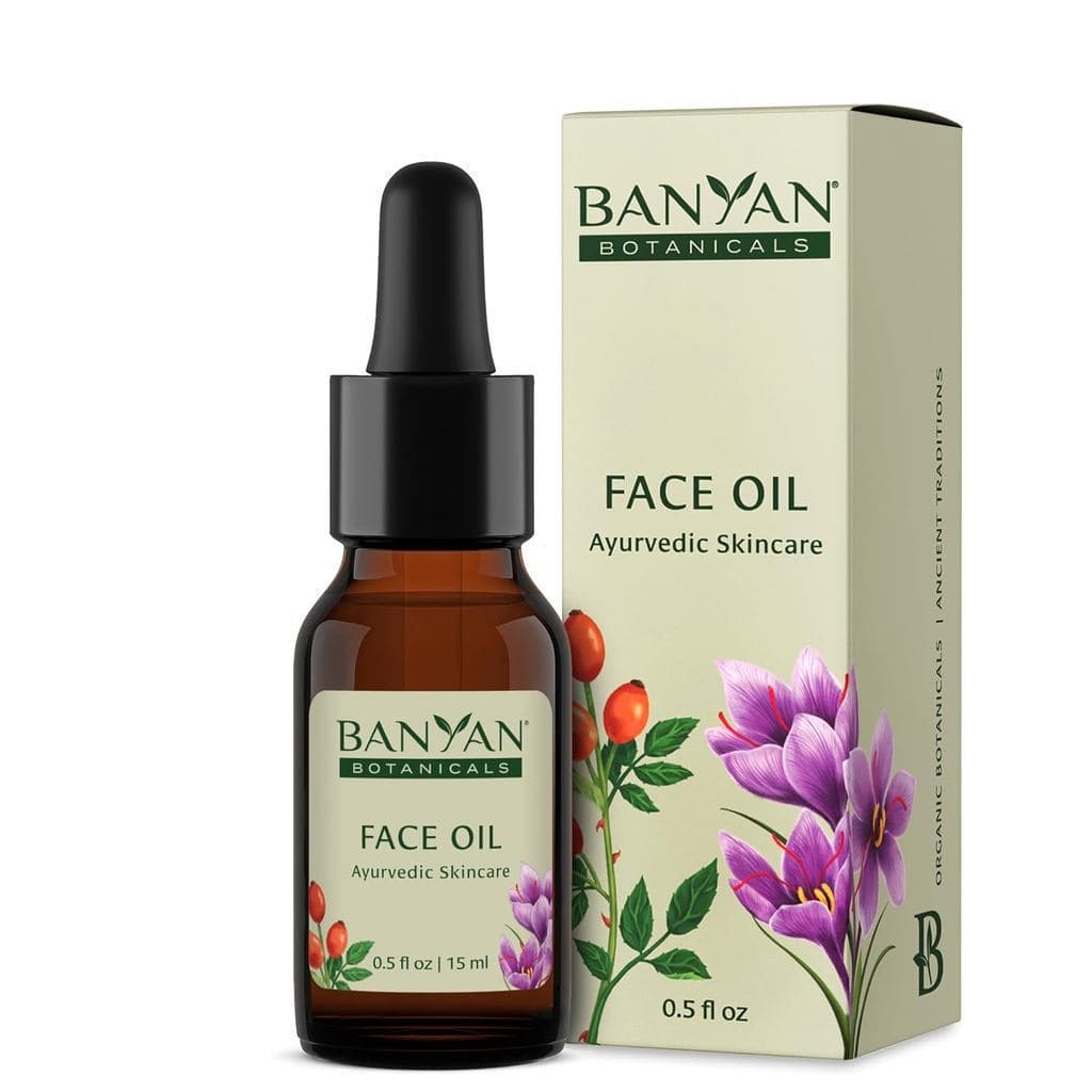 BanyanBotanicalsFaceOil – Óleo Facial Ayurvédico Luxuoso – Cuidado de Limpeza com Óleo de Rosa Mosqueta e Óleo de Jojoba