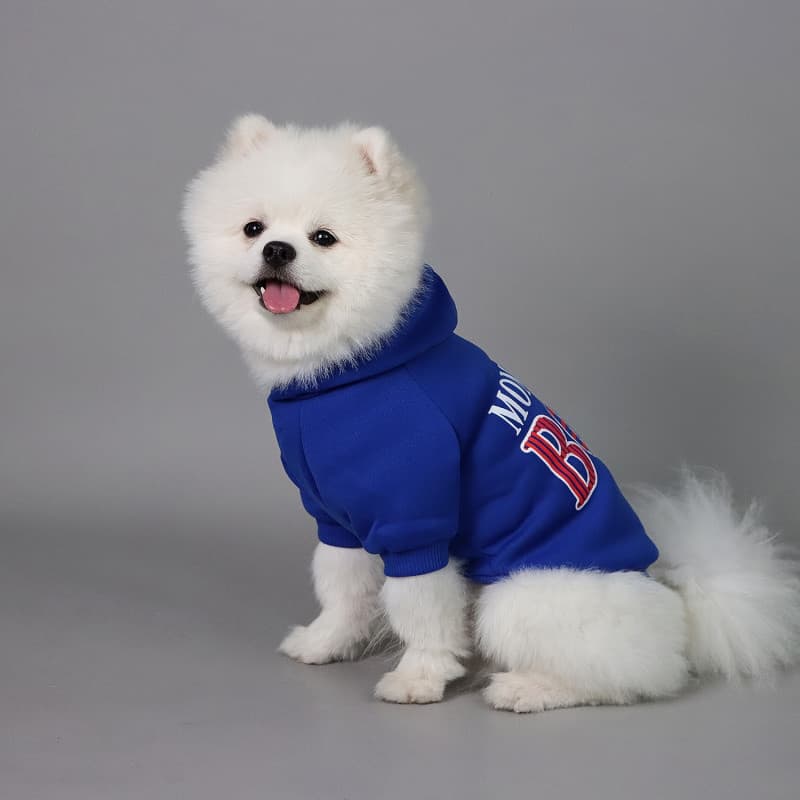 Moletom para Cães, com Capuz e Abertura para Coleira, para Aquecimento, Forrado com Fleece.
