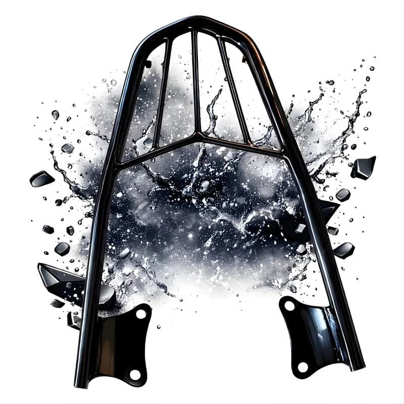 Bagageiro CB 300 Preto (Todas) Com Alto Brilho