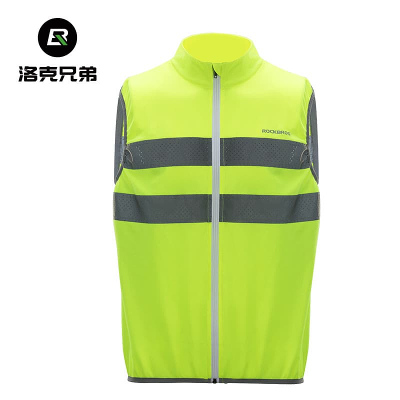 Rock irmãos ciclismo colete reflexivo bicicleta noite ciclismo camisa colete noite correndo seguro ao ar livre aviso lum