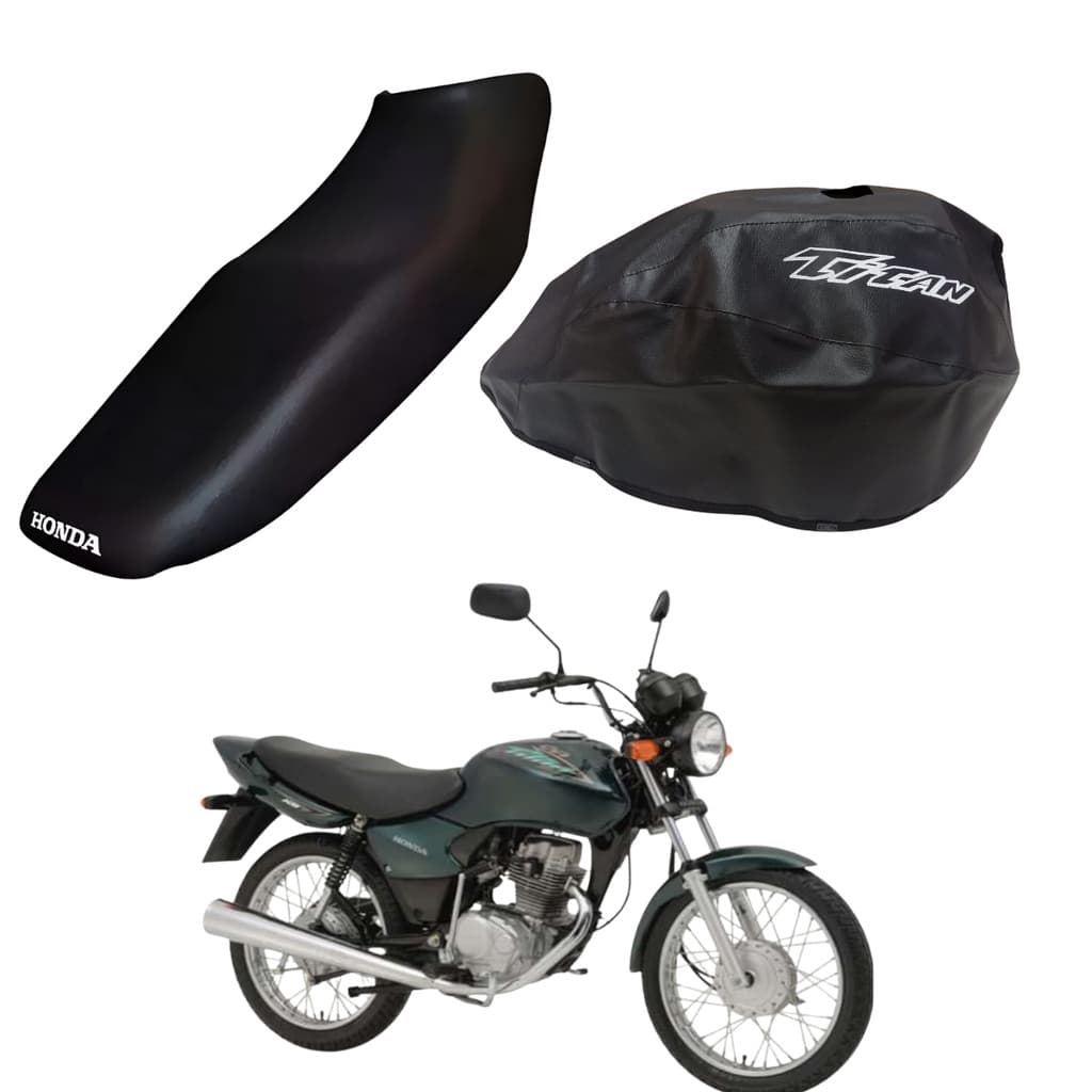 Kit Capa de banco e Tanque Titan KS/ES/FAN 2000 Até 2008 PTO
