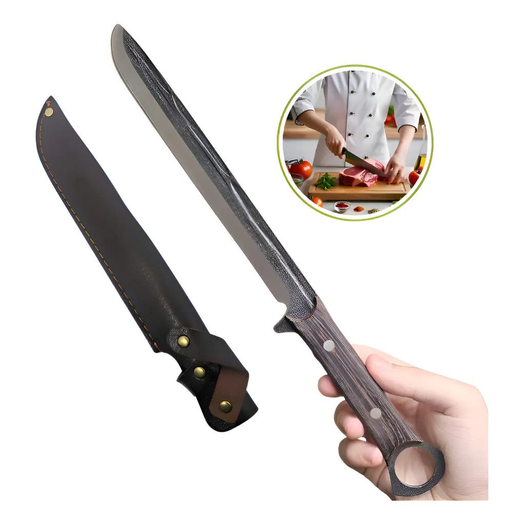 Faca Estilo Karambit Filetar Chef Churrasco + Bainha