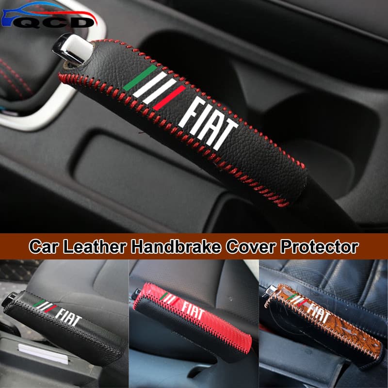 Capa Protetora Do Freio De Mão Carro Fiat Engrenagem De Couro Manga Para Argo 500 Strada Mobi Bravo Toro Punto Uno Palio