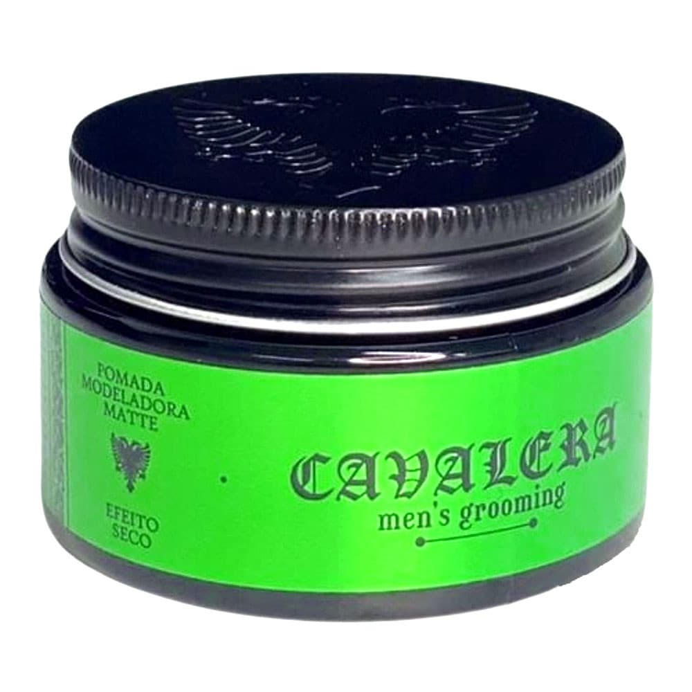 Pomada Matte Cavalera Capim Limão Fixação Forte Efeito Seco 80g