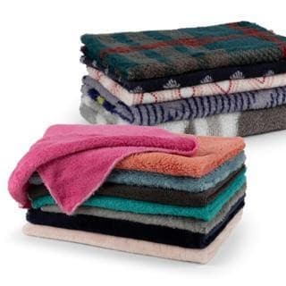 Kit de Panos Flanelado Microfibra Limpa Vidro Alta Absorção Multiuso Cores Sortidas 30cmx30cm