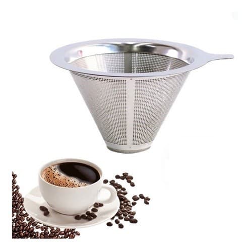 Filtro Café Inox Coador Sem Uso De Filtro De Papel Cafeteira Elétrica