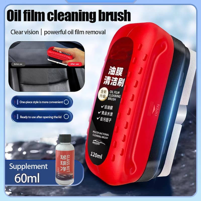 Removedor de película de óleo de vidro De Carro Removedor Com Toalha De Esponja 120ml Para Janela Remover Manchas De