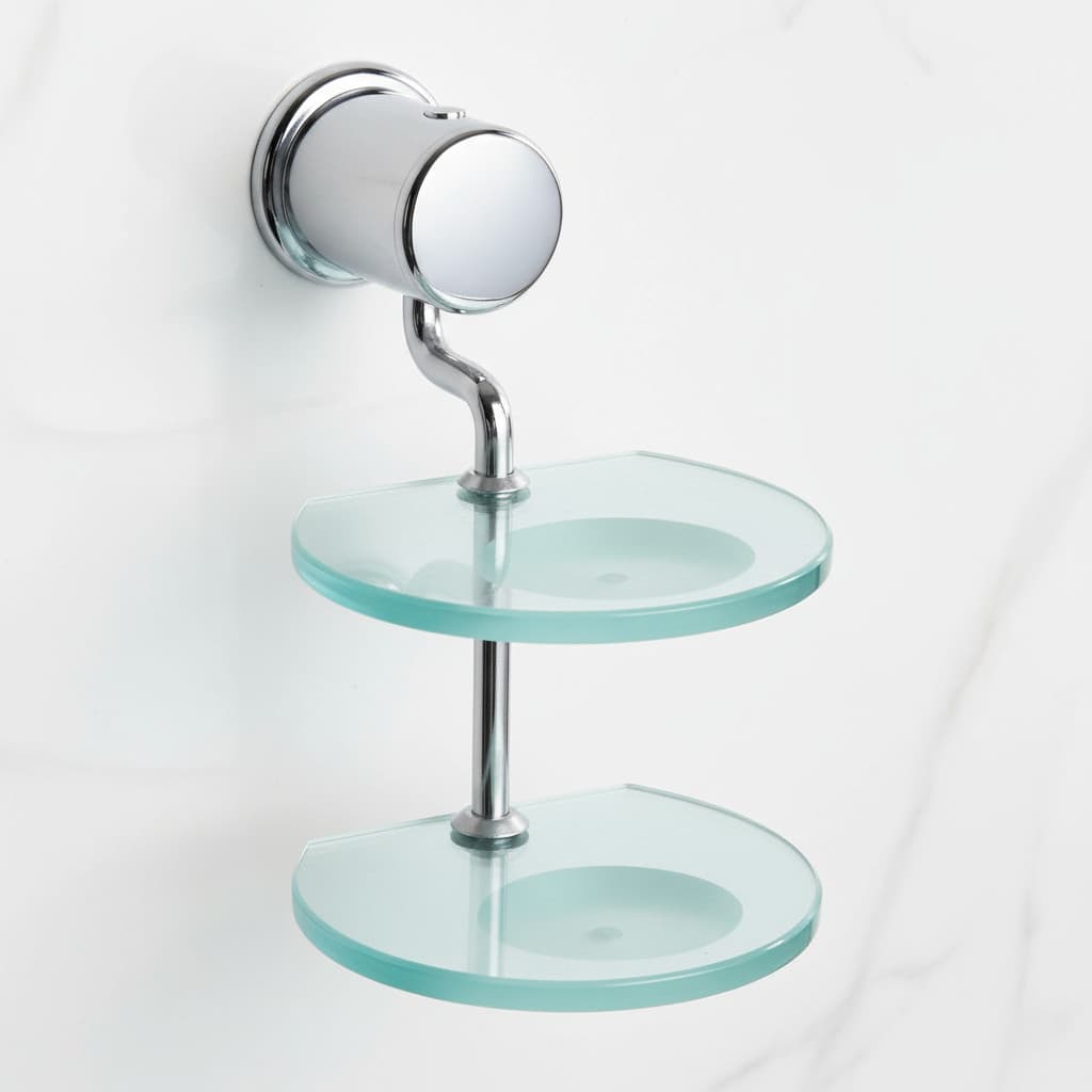 Saboneteira De Parede Vidro Incolor Super Luxo Porta Sabonete Para Banheiro Box Vários Modelos