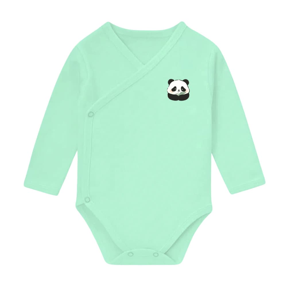 Body Kimono Manga Longa Para Bebê Lindas Cores 100% Algodão