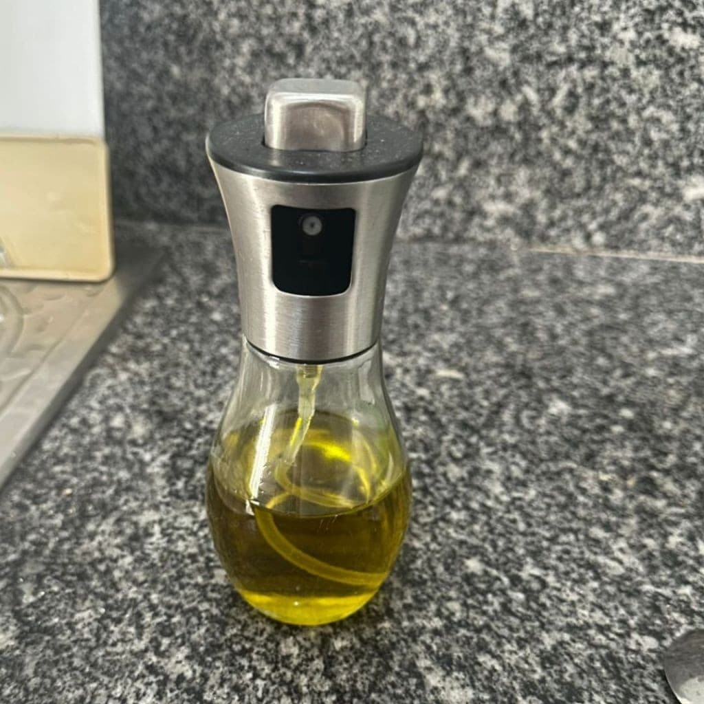 Galheteiro Spray 200 ml – Vidro Transparente | Borrifador de Azeite/Óleo/Vinagre | Aplicação Uniforme