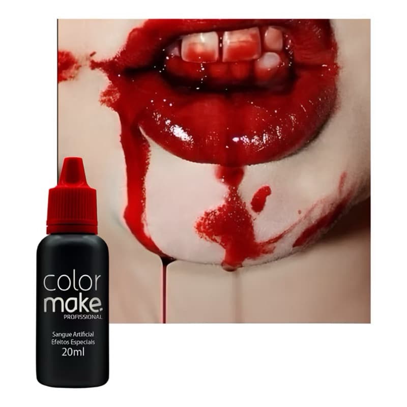 Maquiagem Artificial de Qualidade Superior Colormake 20ml Dê Vida ao Seu Evento Halloween dia das bruxas