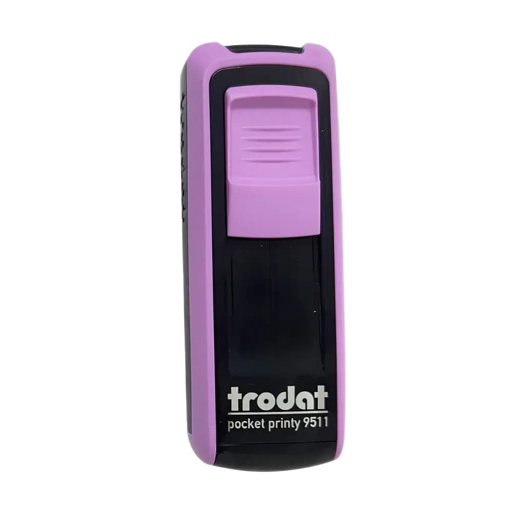 Carimbo pocket Trodat printy 9511 pas-violet/black