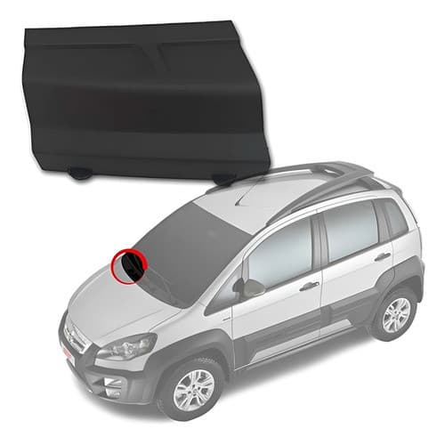Tampa Acabamento Da Churrasqueira Fiat Idea 2006/2017 Original  100171847