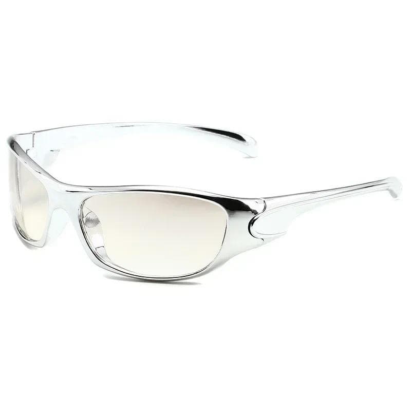 Novos Óculos de Sol Punk Y2K Femininos, Óculos de Sol Quadrados Estilo Anos 2000, Proteção UV400, Óculos Femininos*--*&&
