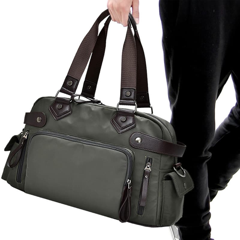 Bolsa masculina de tecido Oxford à prova d'água, versão coreana, Casual, bolsa de viagem de negócios, bolsa de ombro mas