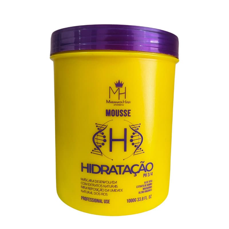 Mascara Mousse Hidratação Maranata 1K