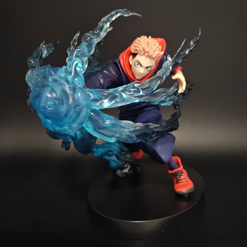Figura de Anime de 16cm "Jujutsu Kaisen" Itadori Yuji Versão de Batalha com Efeitos Especiais Modelo Móvel em PV EUD4 HU