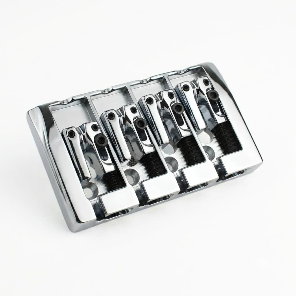 Ponte Thida Cromada High Mass A-Style 4 Cordas Para Contra Baixo Jazz Bass E Precision Bass