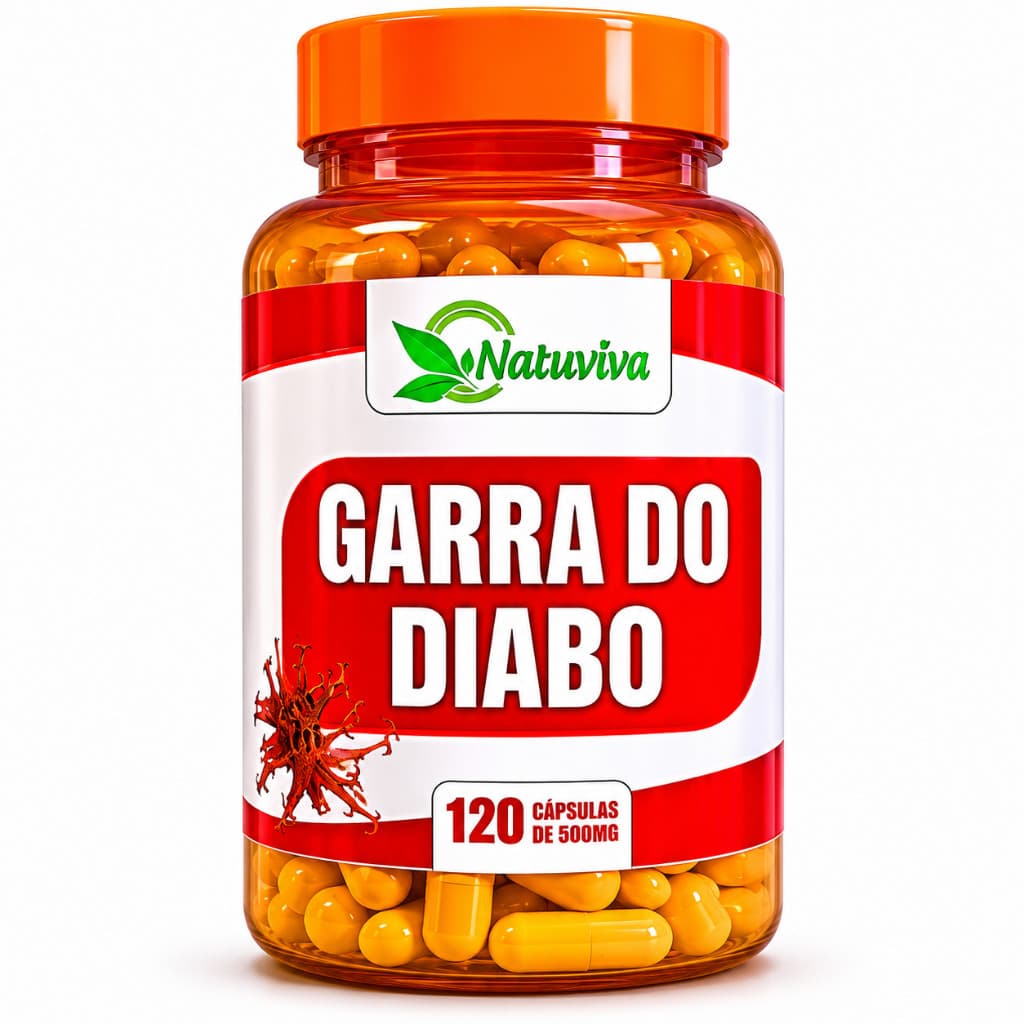 Natuvitae garra do diabo 120 cápsulas 500mg Auxilia no conforto das articulações