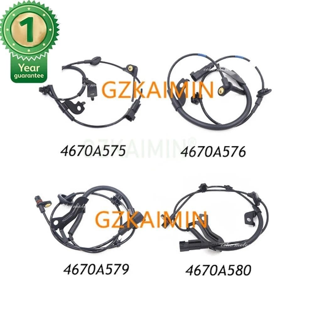 Conjunto De 4 Sensores De Velocidade Da Roda ABS Dianteiro Traseiro Para Mitsubishi Lancer Outlander 4670A576 4670A575 4