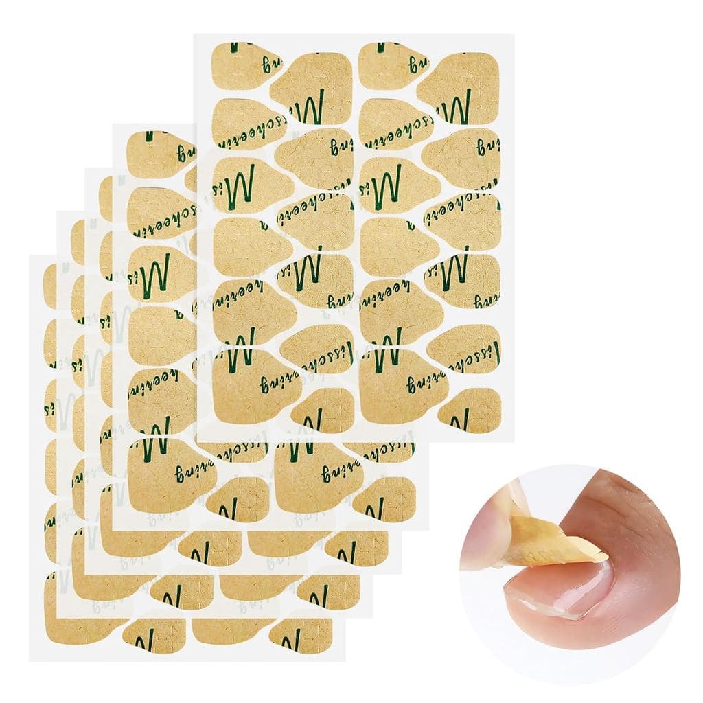 Adesivos de Cola para Unhas Postiças TENOC, Adesivos de Cola em Gel Impermeáveis, Fitas Adesivas Dupla Face Respiráveis,