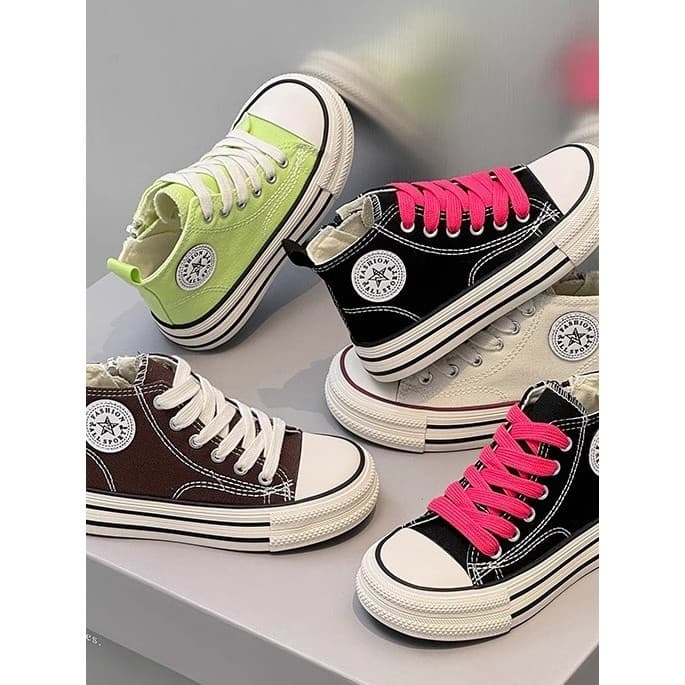 Sapatos infantis sapatos de lona das crianças meninas sapatos brancos 2026 primavera outono novo estilo meninos tênis de