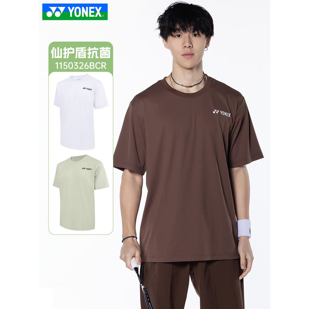 YONEX YONEX Badminton Jersey 26 Novo Estilo Confortável Respirável Camiseta Esportiva de Secagem Rápida1150326BCR BCR