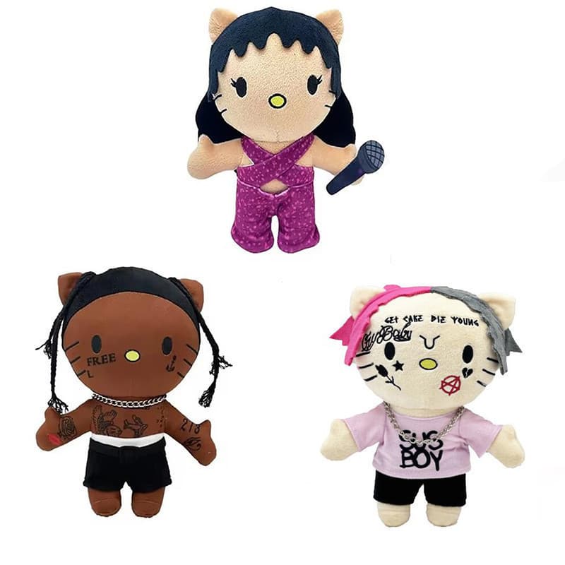 22CM LIL PEEP Boneca De Pelúcia Olá Selena Brinquedos Bonito Dos Desenhos Animados Anime Bonecas Macias Decoração De Nat