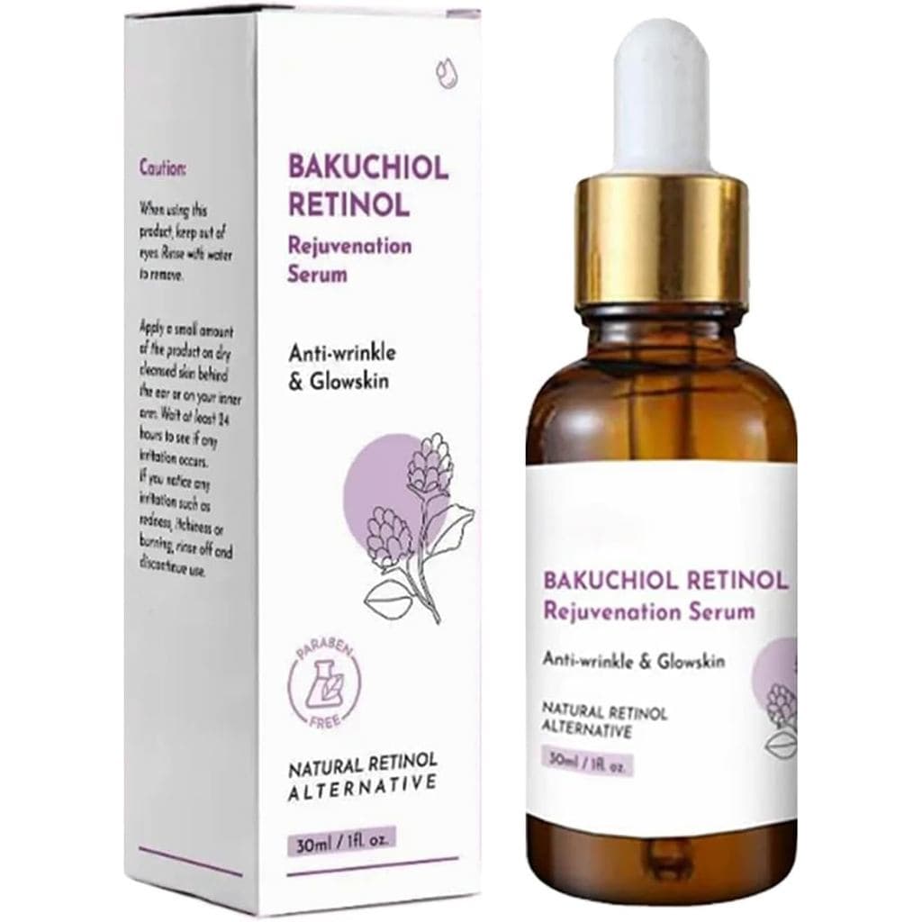 Sérum Rejuvenescedor Venature Bakuchiol Retinol, Sérum Coreano de Bakuchiol e Retinol, Sérum Facial Natural de Retinol p