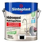 Tinta Epóxi Base Água Sinteplast Brilhante Preto 3,6L Para Piso Azulejo Parede Metal