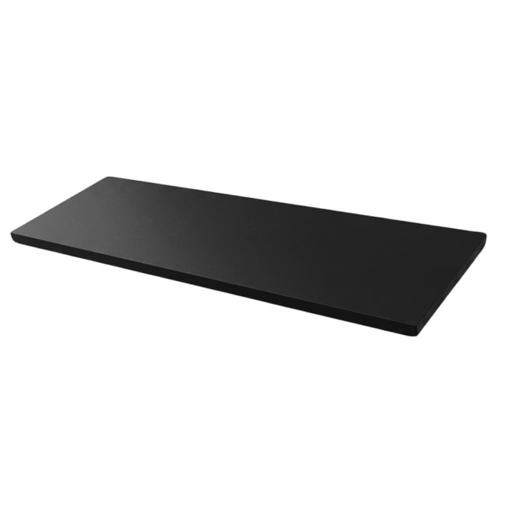 Prateleira 40cm x 20cm Lisa Preta 15mm Resistente Premium