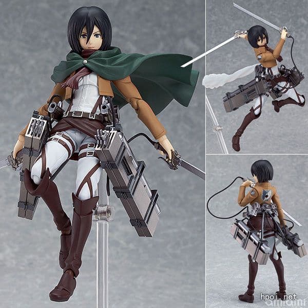 Modelo doméstico 203 #   Figura de Ação Mikasa de Attack on Titan em Caixa