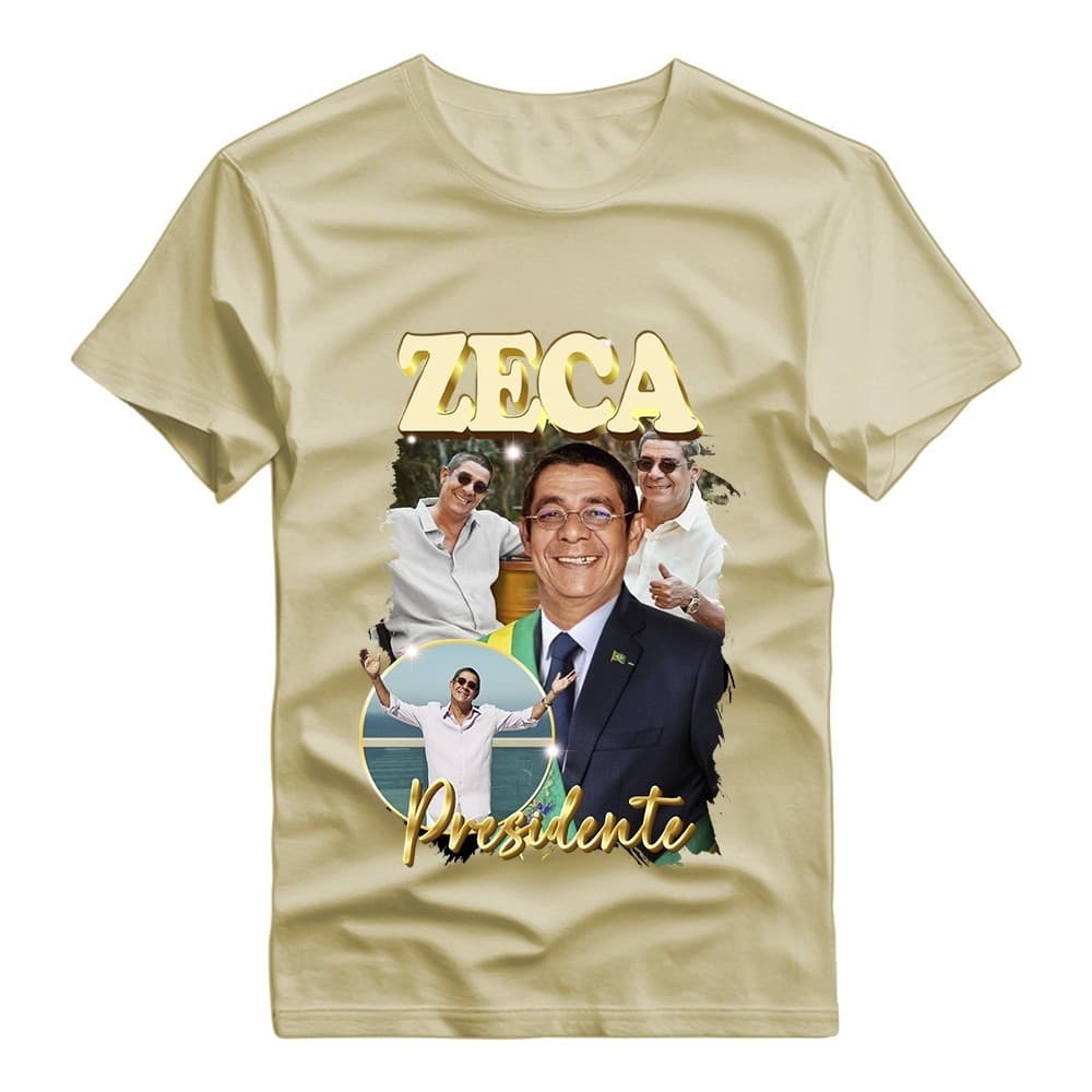 Camisa Camiseta Premium Algodão Zeca Pagodinho Exclusivo Eleições