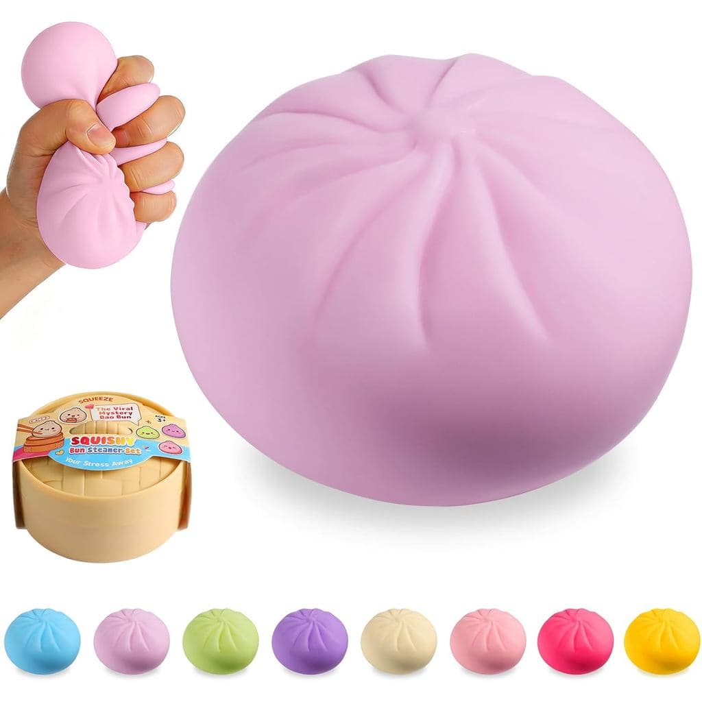 Caixa Misteriosa de Squishy de Dumpling, Brinquedo Squishy de Dumpling Viral, Brinquedos Anti-estresse de Apertar em For