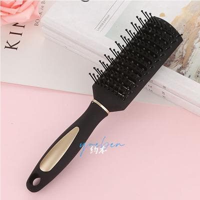 Dedicado fofo. grande estilo cabeça estilo feminino soprando costelas pente óleo penteado volta salão de beleza cabeça p