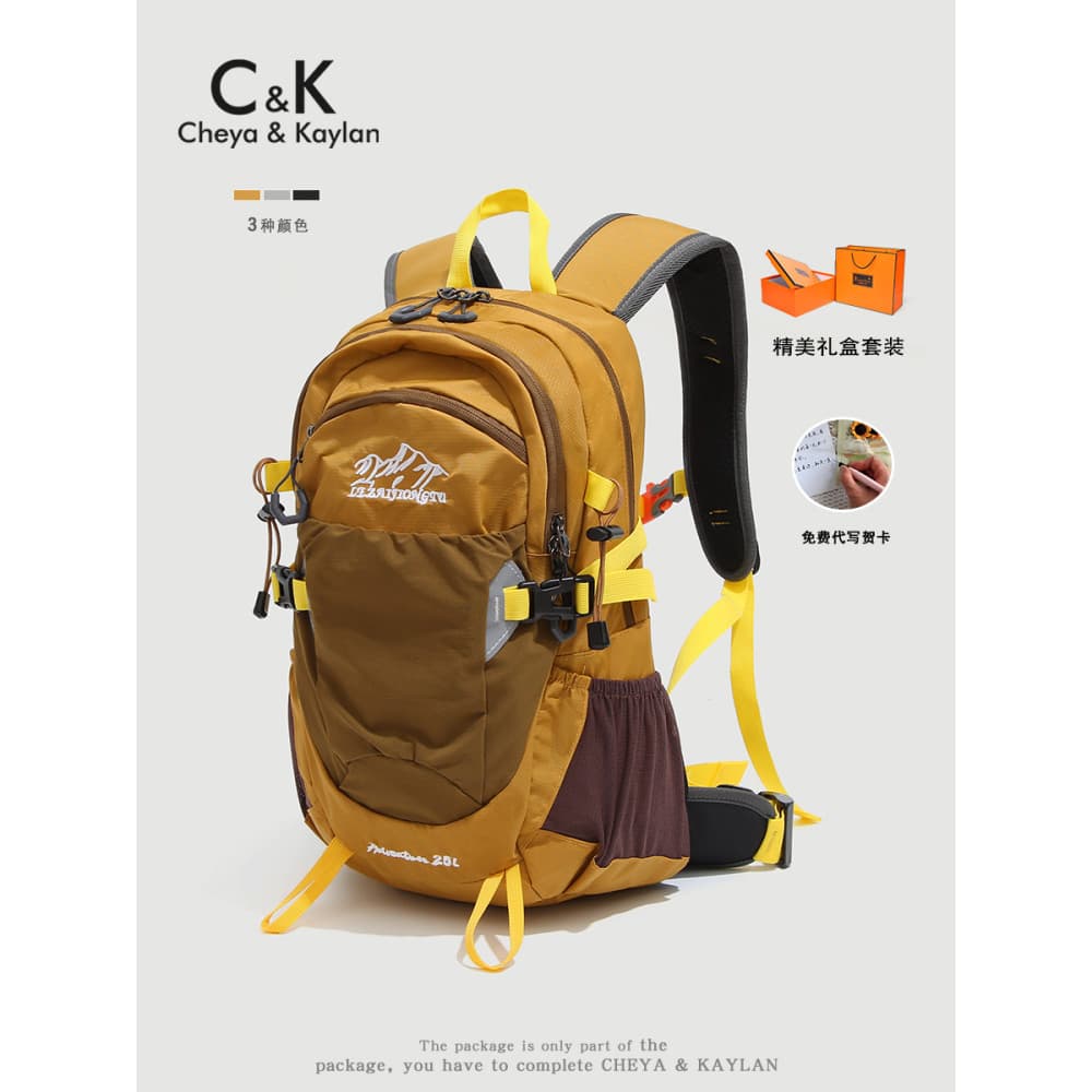 CHEYA & KAYLAN Leve Caminhadas Ao Ar Livre Bolsa Feminina Esportes Viagem Grande Capacidade Mochila Impermeável Masculin
