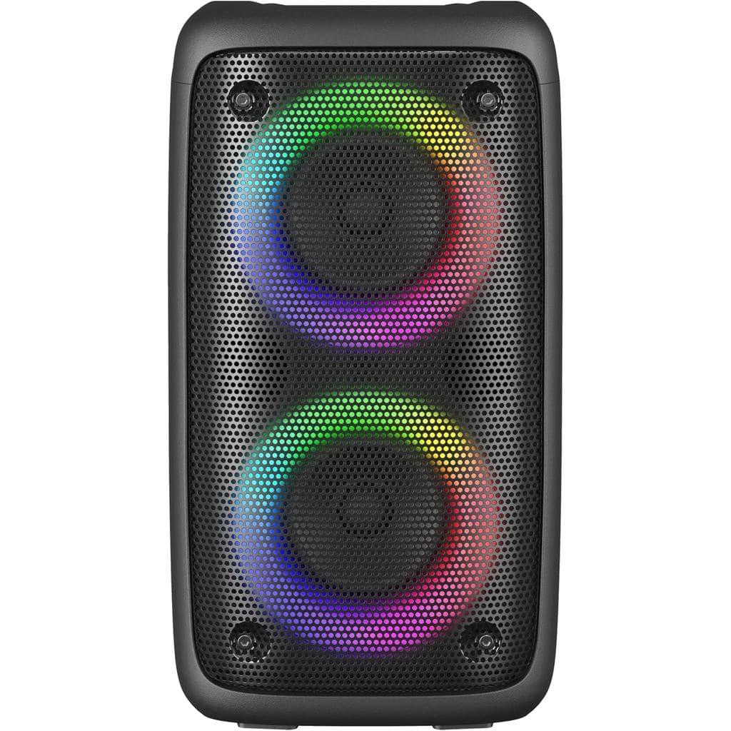 Caixa de Som Bluetooth Portátil IQ Sound IQ-1944BT 2 x 3 polegadas, TWS, Luzes LED, Potência de Saída de 10W, Conectivid