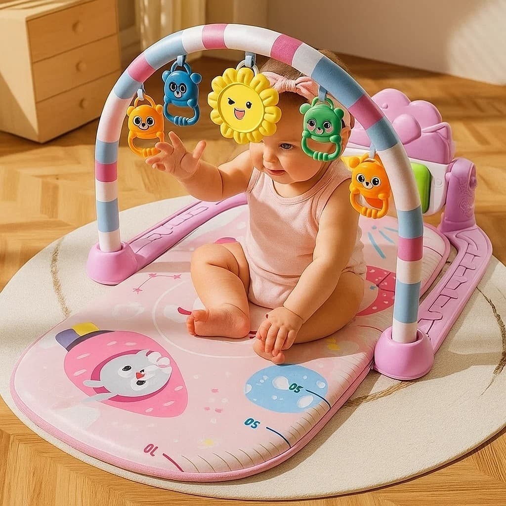 Tapete Musical Infantil Piano Interativo Desenvolvimento Educativo Som Bebê Criança