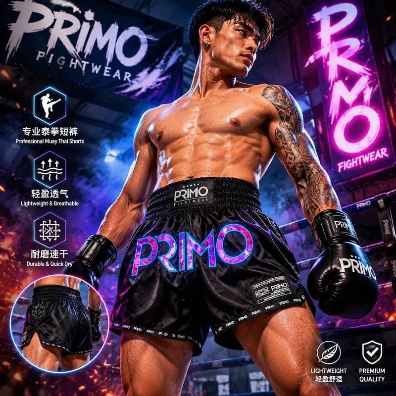 Shorts minimalistas de Muay Thai, boxe profissional, treinamento de luta, competição, calças de combate